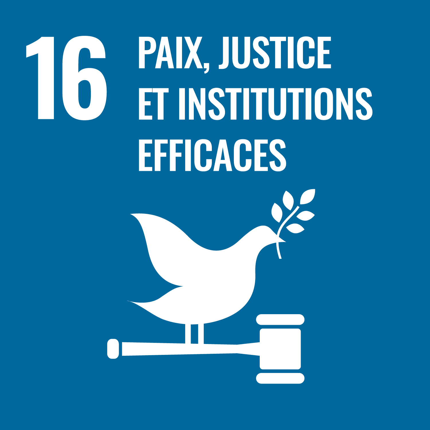 16 Paix, justice et institutions efficaces